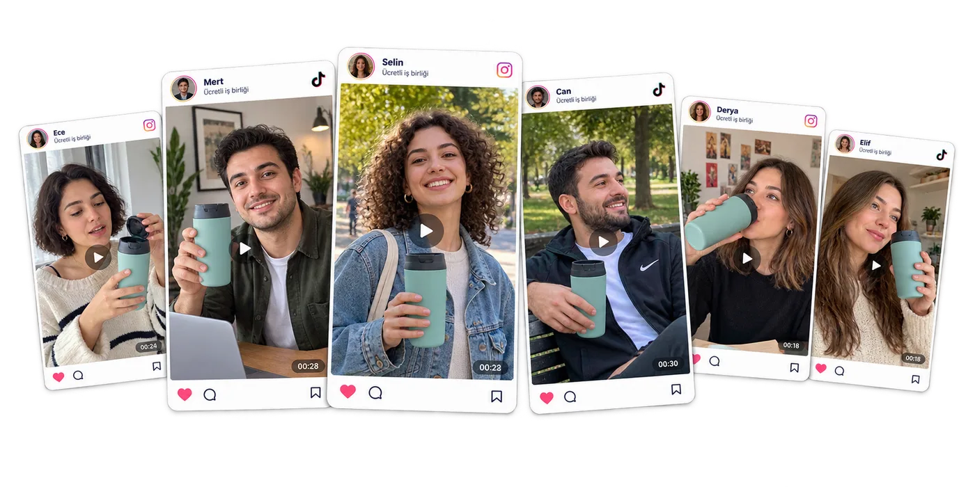 Ürün tanıtımı örneği: aynı ürünü farklı kullanım hikâyeleriyle anlatan creatorlar